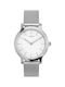 Timex Transcend Ceas cu Argintiu Brățară Metalică