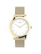 Timex Transcend Women's Watch with Gold Metal Bracelet