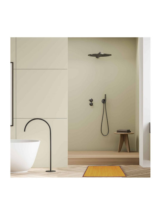 Atmosphera Πατάκι Μπάνιου Ξύλινο Bamboo 7401162 Καφέ 50x80εκ.