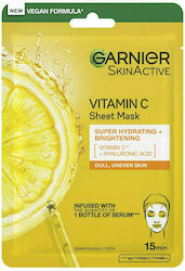 Garnier Skin Active Vitamin C Super Hydrating & Brightening Face Moisturizing / Brightening Mask 28gr