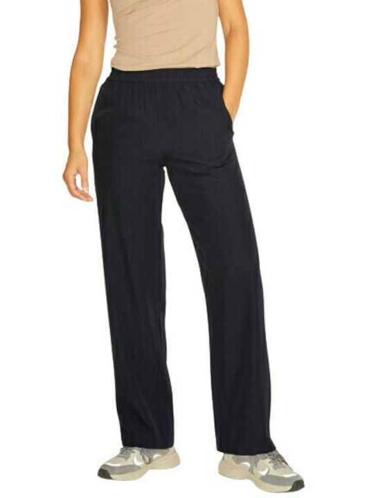 Jack & Jones Women's High-waisted Fabric Trouse...