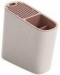 Lalos Kitchen Tool Holder Plastic White/Pink