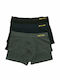 Uomo Herren Boxershorts Mehrfarbig 3Packung