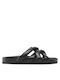 Women's Flat Sandals in Black Color