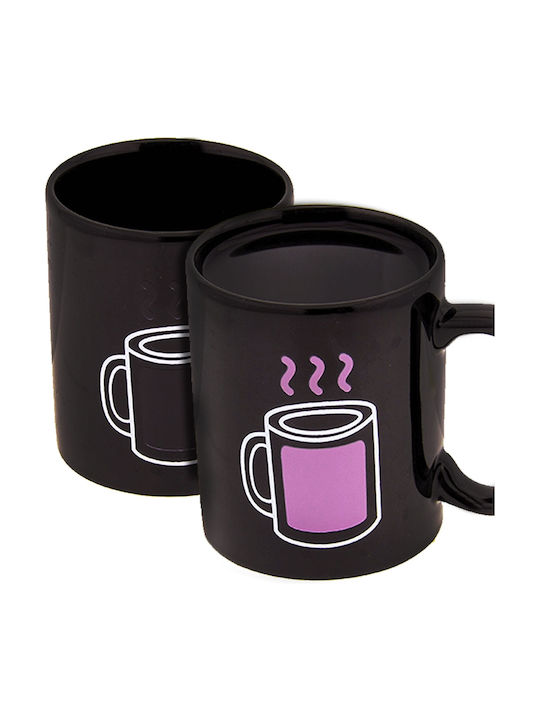 Battery Ceramic Cup Black