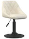 Swivel Visitor Chair Κρεμ 46x44x62cm