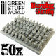 Green Stuff World Figure Mockup Resin Burning Skulls