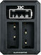 JJC Double Battery Charger Compatible with Fujifilm for Fujifilm NP-W126/NP-W126S