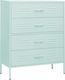 Schublade Büro Μέντα 80x35x101.5cm