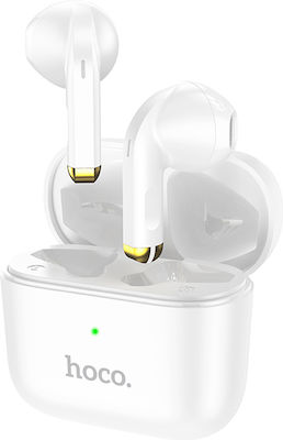 Hoco EW08 Earbud Bluetooth Handsfree Earphones with Sweat Resistance and Charging Case Whitά