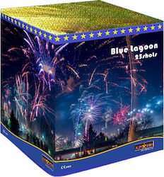 Alpha Star Luftfeuerwerk Blue Lagoon mit 25 Sch...