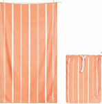 Dock & Bay Quick Dry Beach Towel Orange 160x70cm