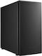 Silverstone Seta Q1 Midi Tower Κουτί Υπολογιστή Μαύρο