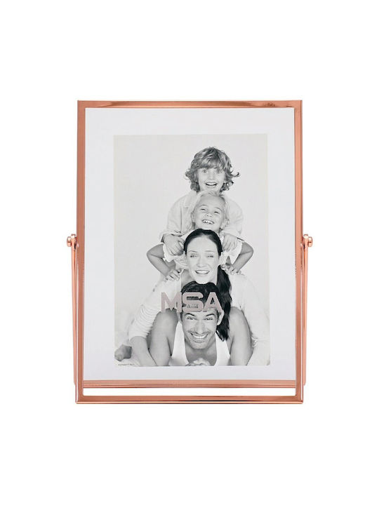 Artekko Metallischer Fotorahmen Rose Gold