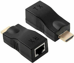 Extender HDMI Männlich auf RJ-45 Weiblich