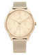 Tommy Hilfiger Layla Women's Watch Chronograph with Pink Gold Metal Bracelet