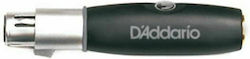 Daddario XLR masculin în 6.3mm feminin 1buc (PW-P047BB)