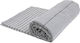 Fylliana Multi Rib Ριχτάρι Τριθέσιου Καναπέ Ζακάρ 170x270εκ. Γκρί