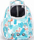 Glee Green Flamingo Dog/Cat Carrying Turquoise Backpack L33xW23xH40cm