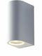 Fan Europe Wandmontiertes Außen-Spotlight GU10 IP54 Doppelstrahl 15.1x9.3x6.7εκ.
