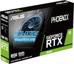 Asus GeForce RTX 3050 8GB GDDR6 Phoenix Κάρτα Γραφικών