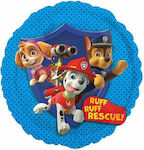 Balloon Foil Paw Patrol Round Blue 45cm