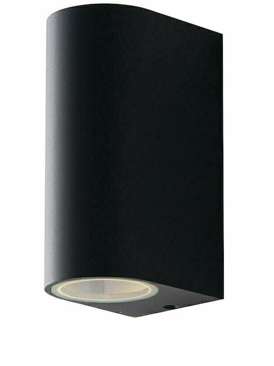 Fan Europe Wandmontiertes Außen-Spotlight GU10 IP54 Doppelstrahl 15.1x9.3x6.7εκ.