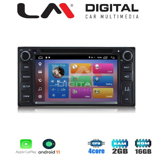 LM Digital Ηχοσύστημα Αυτοκινήτου για Toyota Celica / RAV 4 / Hilux / Yaris / Prius Skoda Pick up Nissan Micra / Note 2008>2015 (Bluetooth/USB/AUX/WiFi/GPS) με Οθόνη Αφής 6.2"