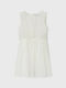 Mayoral Kids Dress Sleeveless Ecru