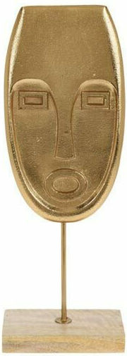 Decorativă Bust din Metal Mască Long 12x7x34cm 1buc