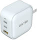 Unitek Φορτιστής Χωρίς Καλώδιο με Θύρα USB-A και 2 Θύρες USB-C 66W Power Delivery / Quick Charge 3.0 Λευκός (P1108A)