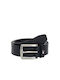 Tommy Hilfiger Men's Leather Belt Navy Blue