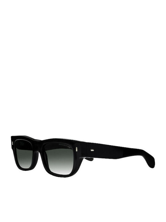 Unisex Sunglasses with Black Plastic Frame and Black Lens