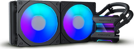 Phanteks Glacier One 280MPH Υδρόψυξη AIO CPU με 2 Ανεμιστήρες 140mm και RGB Φωτισμό