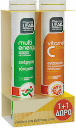 Pharmalead Multi Energy & Vitamin C 1000mg Πολυβιταμίνη 1000mg Multiflavoured Pharmalead Multi Energy & Vitamin C 1000mg Πολυβιταμίνη 1000mg Multiflavoured