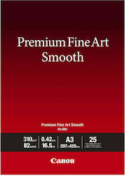 Canon Premium Fine Art Smooth FA-SM2 Χαρτί A3 310gr/m² 25 φύλλα 1711C013