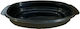 PAC Disposable Plastic Tableware for Hot / Microwave Safe 600ml Black 50pcs