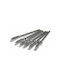 Aluminium rivets 4,8x8 100pcs