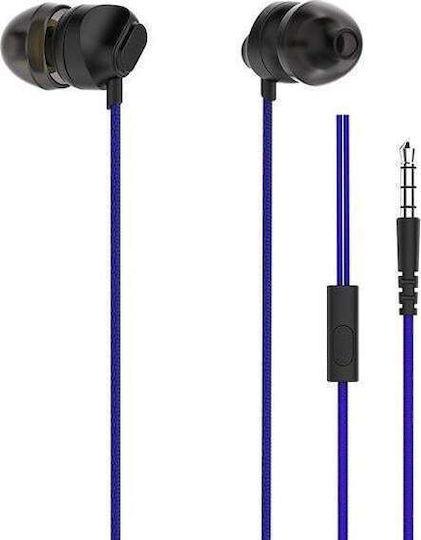 Somostel SMS-CS04 In-ear Handsfree με Βύσμα 3.5mm Μπλε