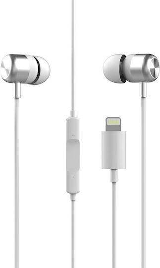 Yookie Y-627 In-Ear Freihändig Kopfhörer mit Stecker Blitzschlag Weiß