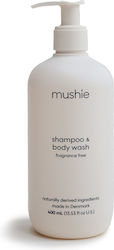 Mushie Shampoo & Body Wash 400ml mit Pumpe