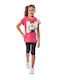 Kinder-Set mit Leggings Sommer 2Stück Fuchsie