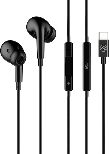 Tellur Attune In-ear Handsfree με Βύσμα USB-C Μαύρο