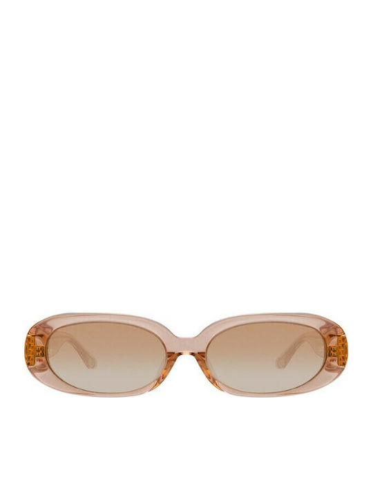 Linda Farrow Sonnenbrillen Beige mit Kunststoff Gestell