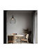 Fellini Adjustable Pendant Light Black Grid with Socket E27 38cm