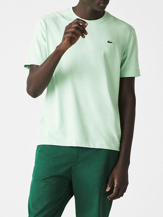 Lacoste Ανδρικό T-shirt Πράσινο Μονόχρωμο