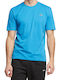 Lacoste Technical Jersey Ανδρικό Αθλητικό T-shirt Κοντομάνικο Μπλε