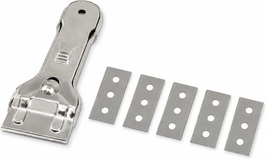 Fackelmann Ceramic Hob Scraper Metal & 5 Blades