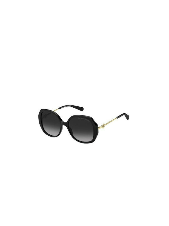 Marc Jacobs Femei Ochelari de soare cu Negru Cadru și Negru / Negru Ochelari de soare Lentilă MARC 581/S 807/IR