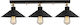 Opviq Berceste Ceiling Mount Light 80cm Black with Socket E27